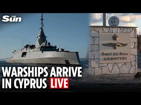 LIVE: Greek frigates dock in Cyprus after drone strikes British base on island