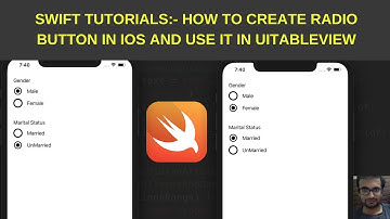 Swift Tutorials:- How to create radio button in iOS and use it in UITableView