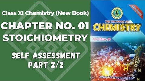Stoichiometry Self assessment