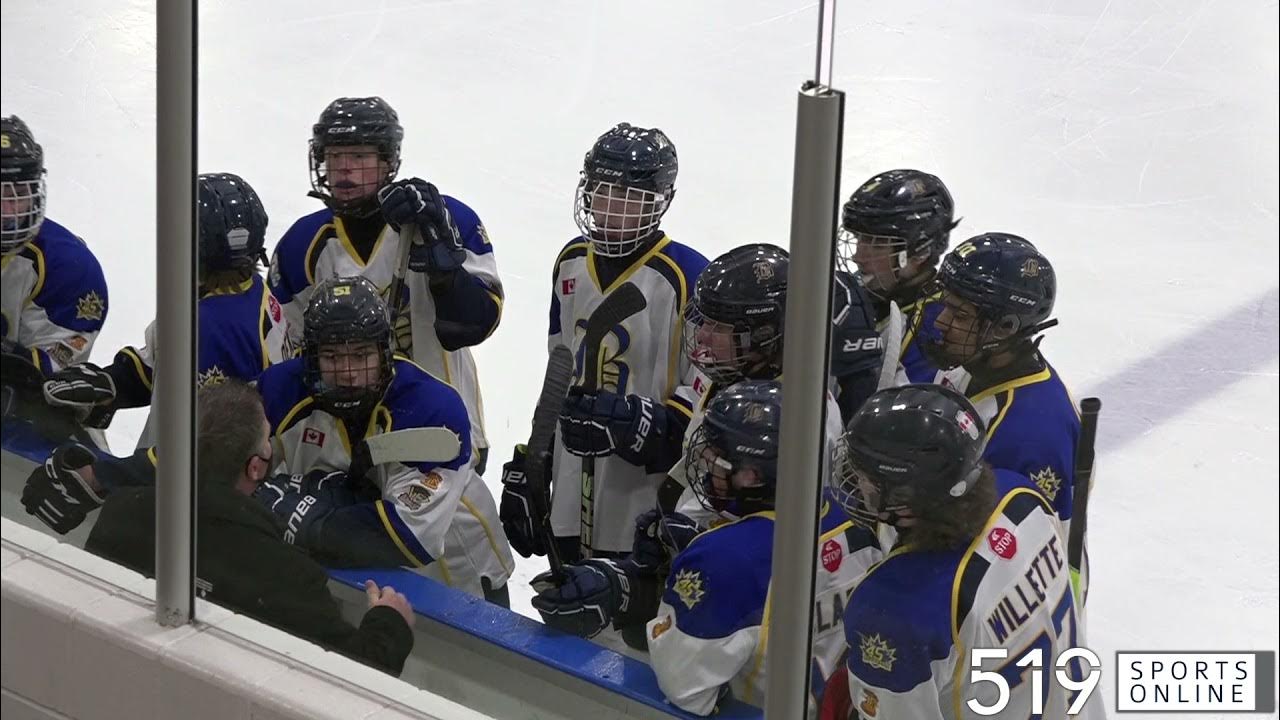 Gold Puck Tournament (U16 Division) Brampton 45's vs Waterloo Wolves