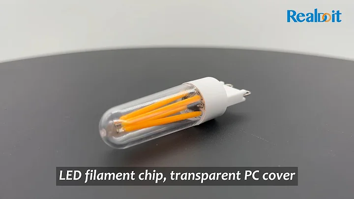 Dimmable filament LED G9 bulb