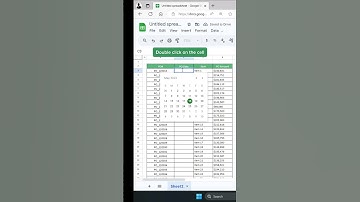 How to Add a Date Picker to Google Sheets 📆 #shorts
