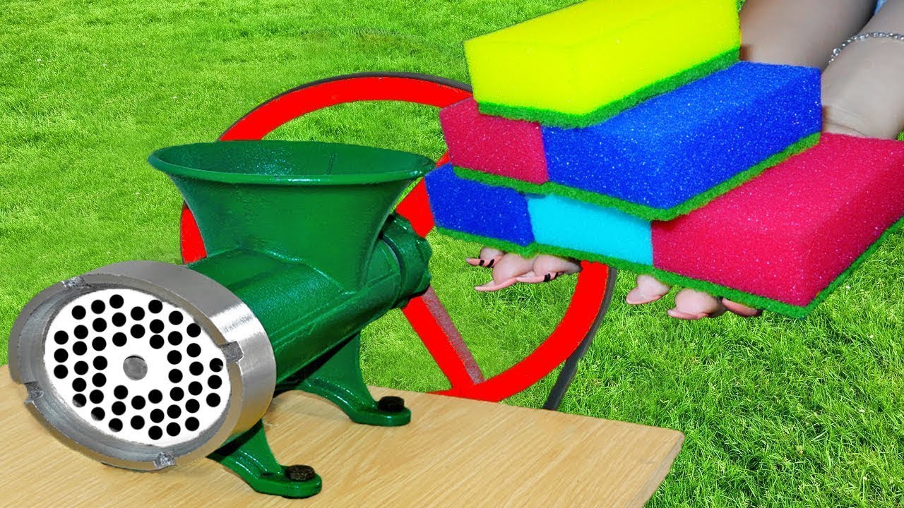 SPONGES vs MEAT GRINDER