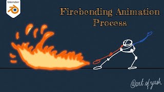 How I created Firebending Animation in Blender | Grease Pencil