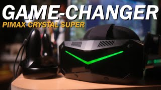 Better than flatscreen! | Pimax Crystal Super First Impressions | DCS World VR