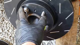 2003, 2004, 2005, 2006 INFINITI G35 ROTOR AND BRAKE SWAP. EBC ROTORS, EBC RED STUFF BRAKES
