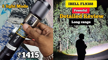 Powerful iBELL FL9388 Zoomable Torch || Long Range Torch || Ibell Torch  || Best Torch