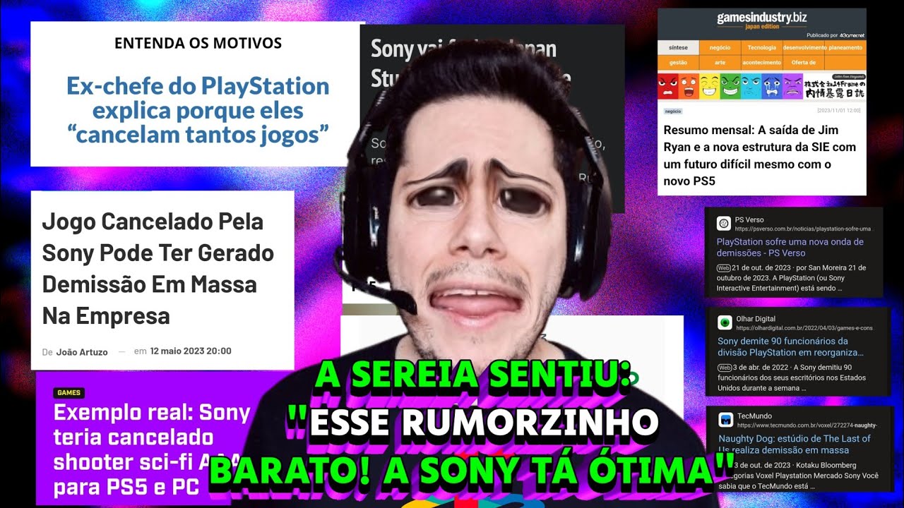 Líder do PlayStation: Cancelamos muitos jogos