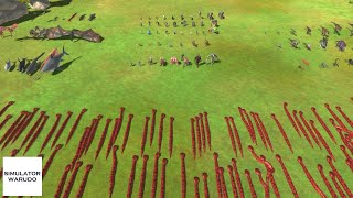 100 REPTILES vs ALL Units Army Animal Revolt Battle Simulator