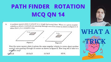 PATH FINDER ROTATION MCQ QN 14