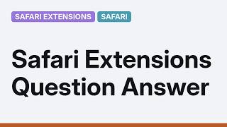 Apple: Safari extension to get rid of Google redirect links in search results (3 Solutions!!)
