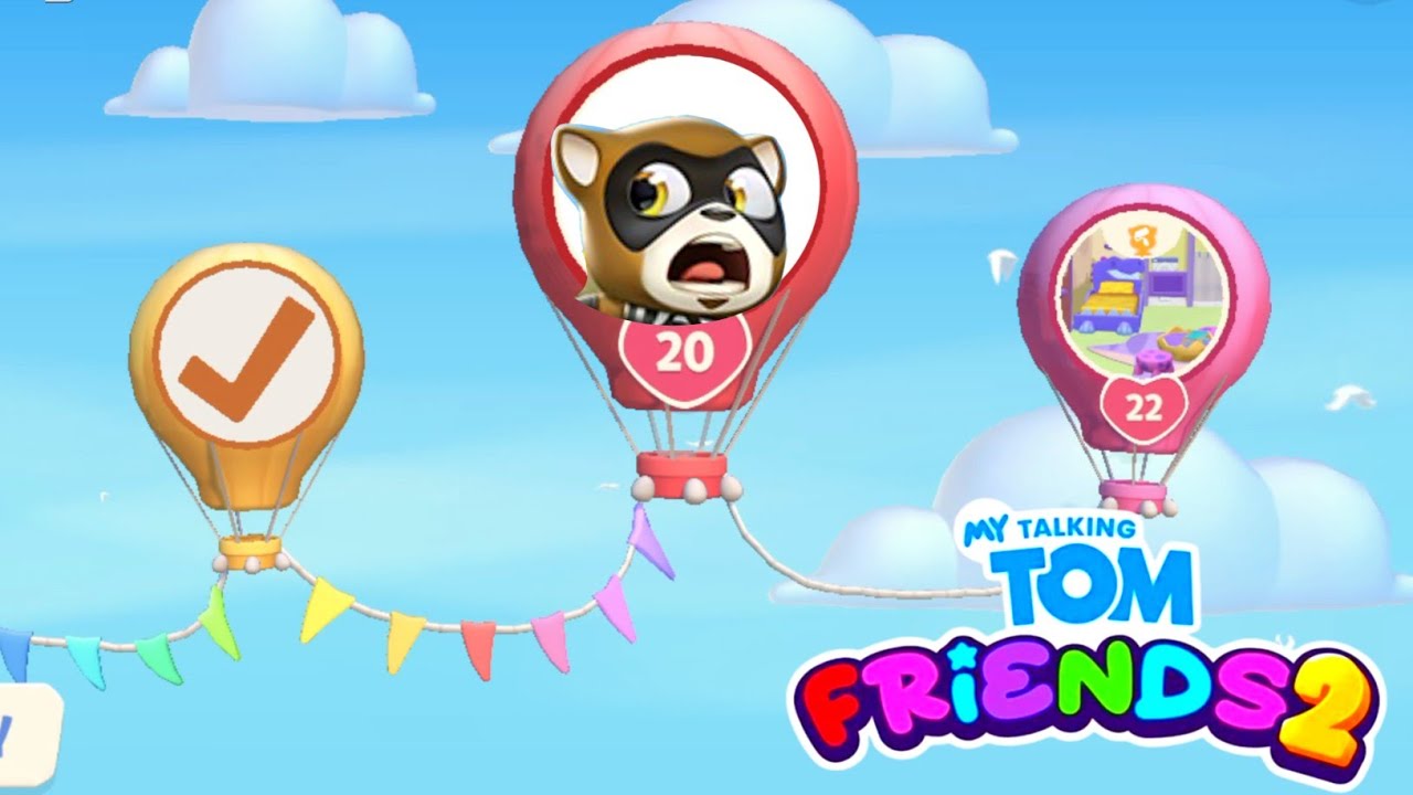 My Talking Tom & Friends 2 Gameplay Walkthrough,Unlocking the New Rakoonz World in My Talking Tom 2 