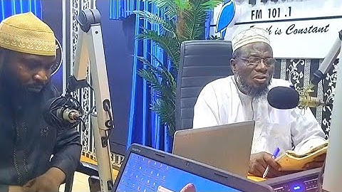 QUESTIONS AND ANSWERS — DR SHARAFUDDEEN GBADEBO RAJI حفظه الله ورعاه 