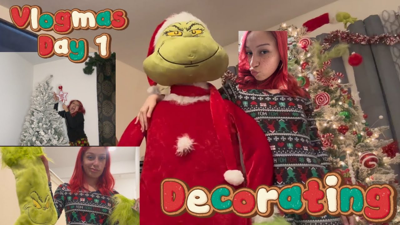 DECORATING FOR CHRISTMAS 🎄 | VLOGMAS DAY 1 | - YouTube