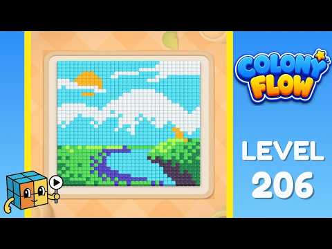 Colony Flow Level 206 Walkthrough Solution