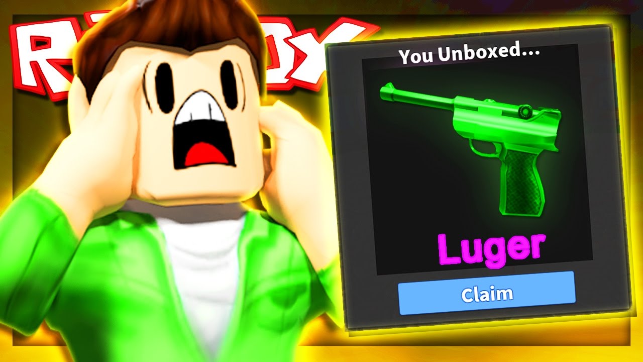 I Unboxed A Godly Gun Murder Mystery 2 Youtube - denis daily youtube roblox murder mystery 2