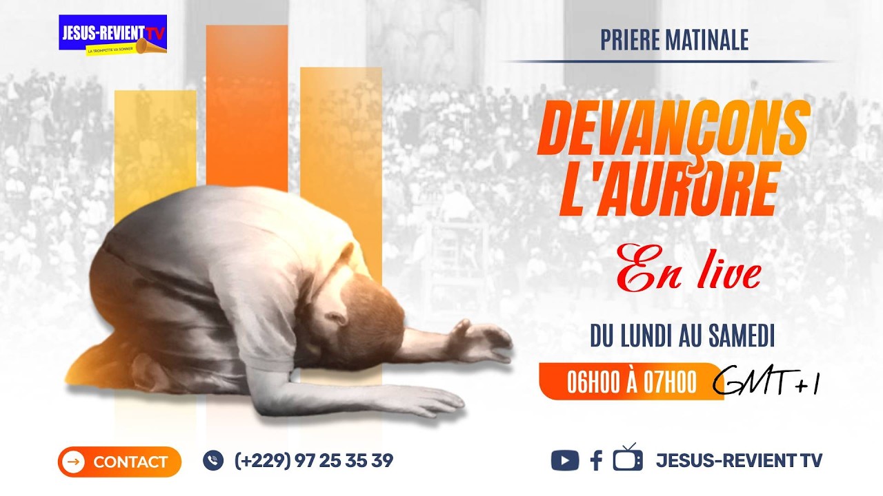 🟥 PRIERE MATINALE DU MERCREDI 04 MARS 2026 / MISSION JESUS-REVIENT #jesusrevient