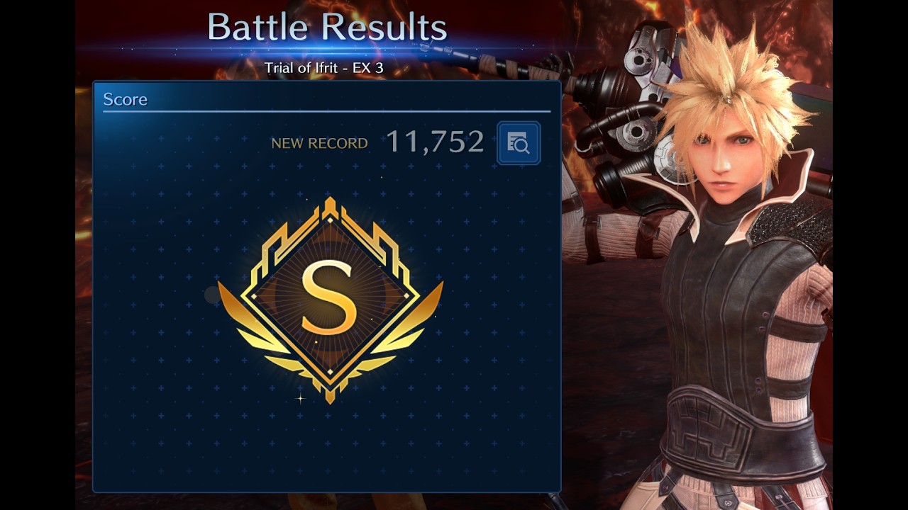 FF7EC Ifrit ex3 Cid/Cloud/Matt