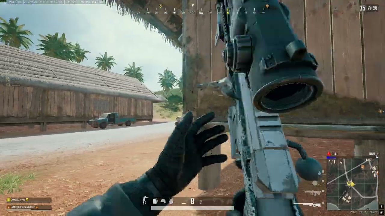 [PUBG 雙排]差點去了