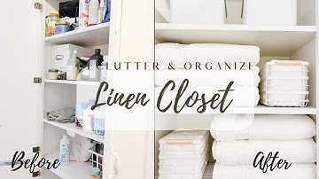 CLEAN, DECLUTTER, + ORGANIZE WITH ME 2023 | LINEN CLOSET MAKEOVER