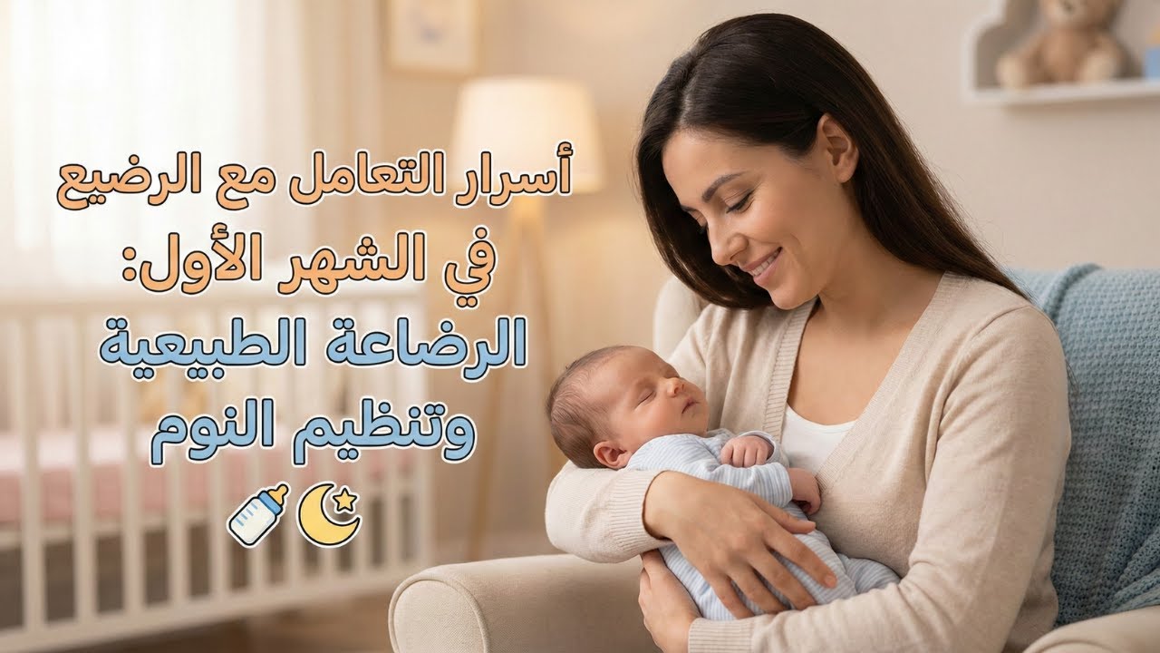 لكل أم جديدة: كيف تتعاملين مع طفلك في الشهر الأول بدون قلق؟