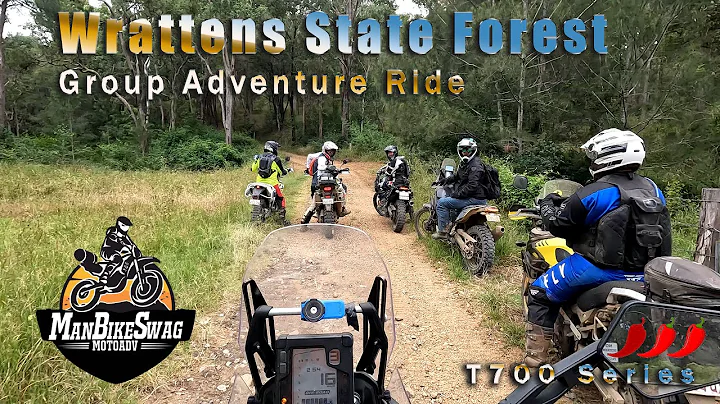 Fun group ride around Wrattens State Forest with 5 others.