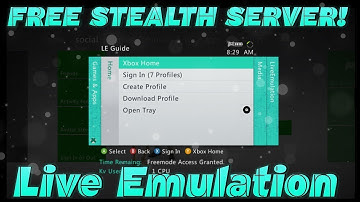 Live Emulation Stealth Server Showcase [RGH/JTAG] + Download