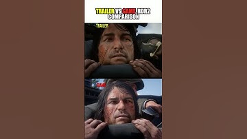 TRAILER VS GAME, RDR2 COMPARISON🤯