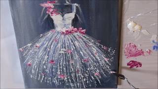 acrylic painting tutorial beginner ballet