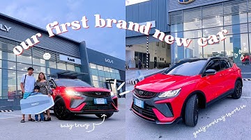 meet our brand new car geely coolray sport se "trevy" 🚘❤️ #thankyoulord #geely #coolray #sportse