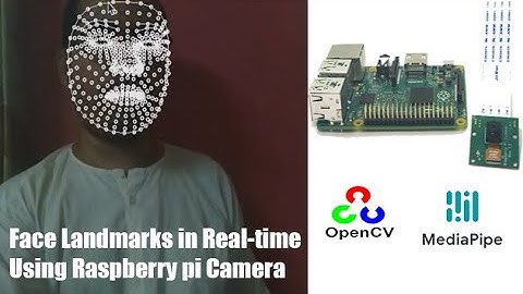 raspberry pi 4 camera face landmark detection | computer vision |  face landmark detection python