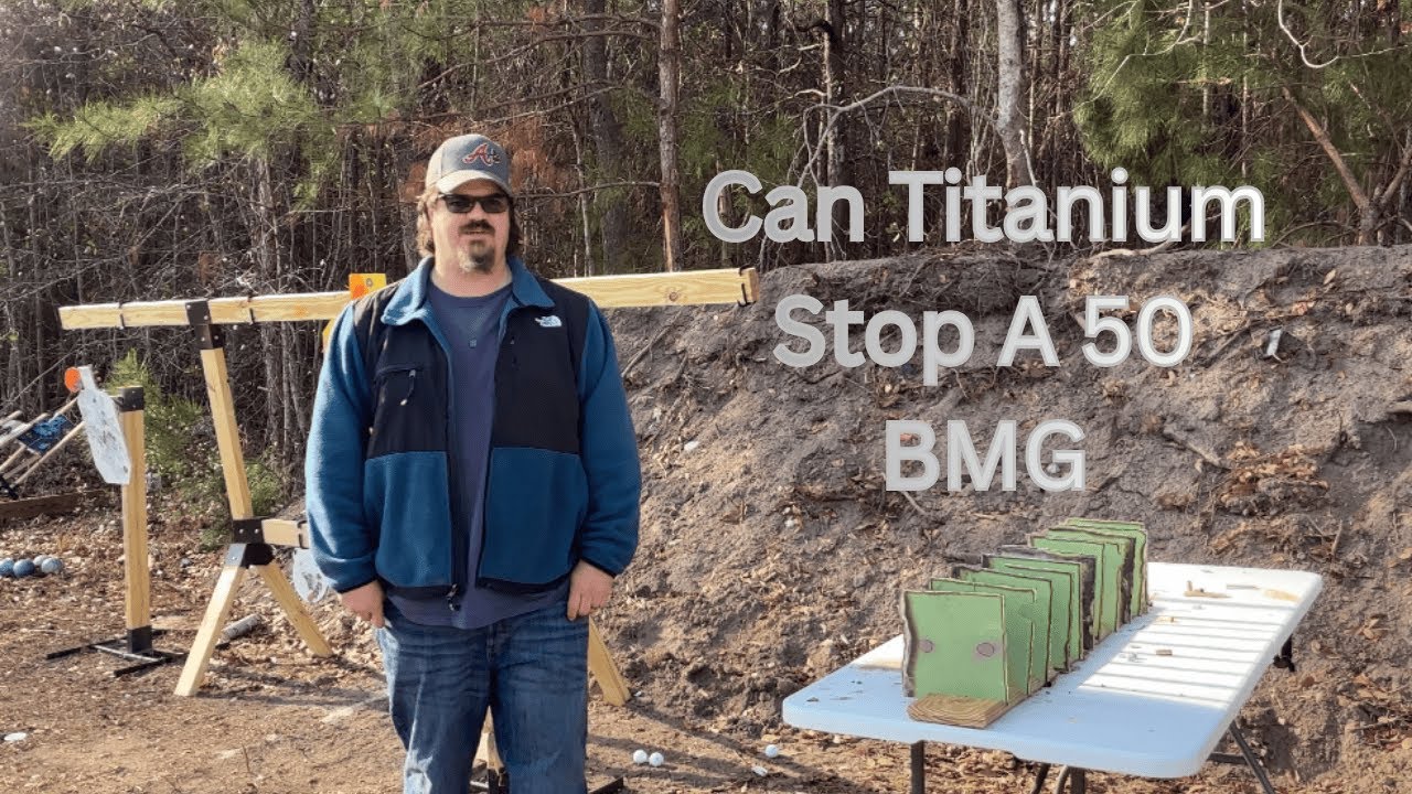Shooting Aircraft-Grade Titanium with EVERYTHING .22 to .50 BMG!