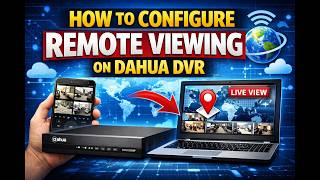 How to Configure Remote Viewing on Dahua DVR (Step-by-Step) #cctv #dahuatechnolgy #engineering 