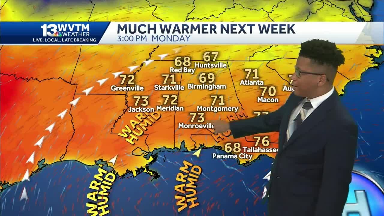 Alabama's Weekend Forecast: Sunshine and warmer warmer returns with ...