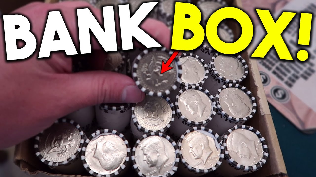 2 HALF DOLLAR BOX OF COINS FROM THE BANK!! YouTube