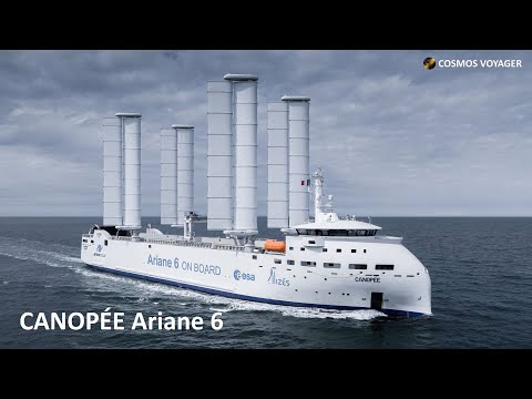 🚢 Canopée, an ecological ship to transport Ariane 6 rockets