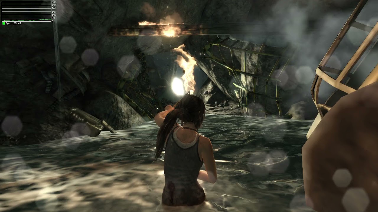 Tomb Raider (2013) - PC Gameplay / Intel HD Graphics 530 / Linux