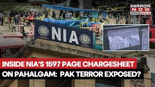 Inside NIA's 1597 Pages 'Pahalgam Terror Attack' Chargesheet, Lashkar, Proxy TRF Named