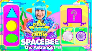 🚀Educational Videos for Kids Toddlers Babies | Learn Shapes | Preschool Homeschool Spacebee S1 E4