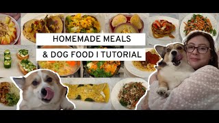 What My Dogs & I Eat in A Week I Homemade Meals & Dog Food I Cook with Me I Tutorial