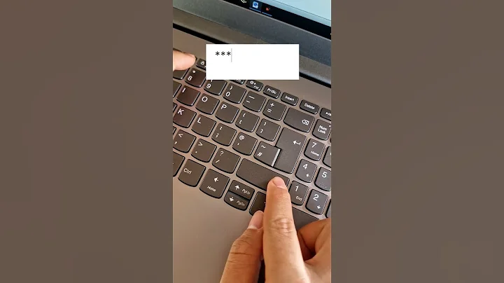 Typing Trick | #computer #pc #tricks #asmr #typing