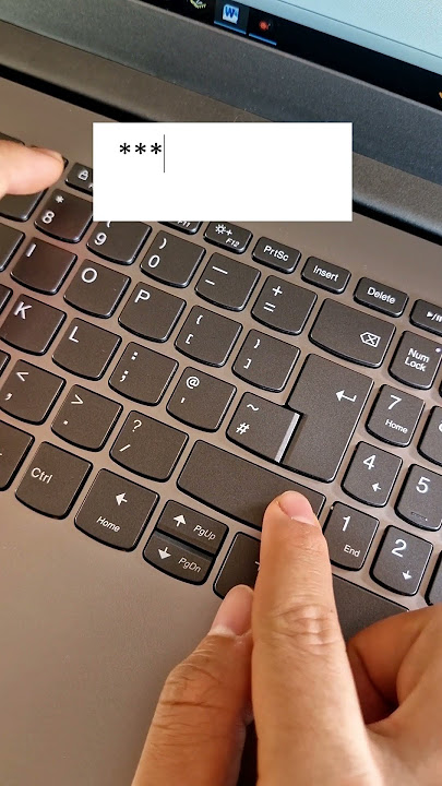 Typing Trick | #computer #pc #tricks #asmr #typing