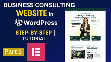 Create a Business Consulting Website in WordPress (Step-by-Step Tutorial)