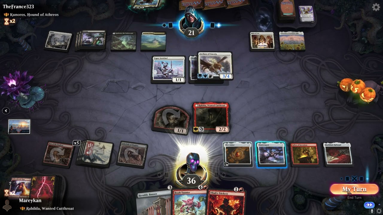 Historic Brawl: Rahilda, Wanted Cutthroat vs Kunoros, Hound of Athreos