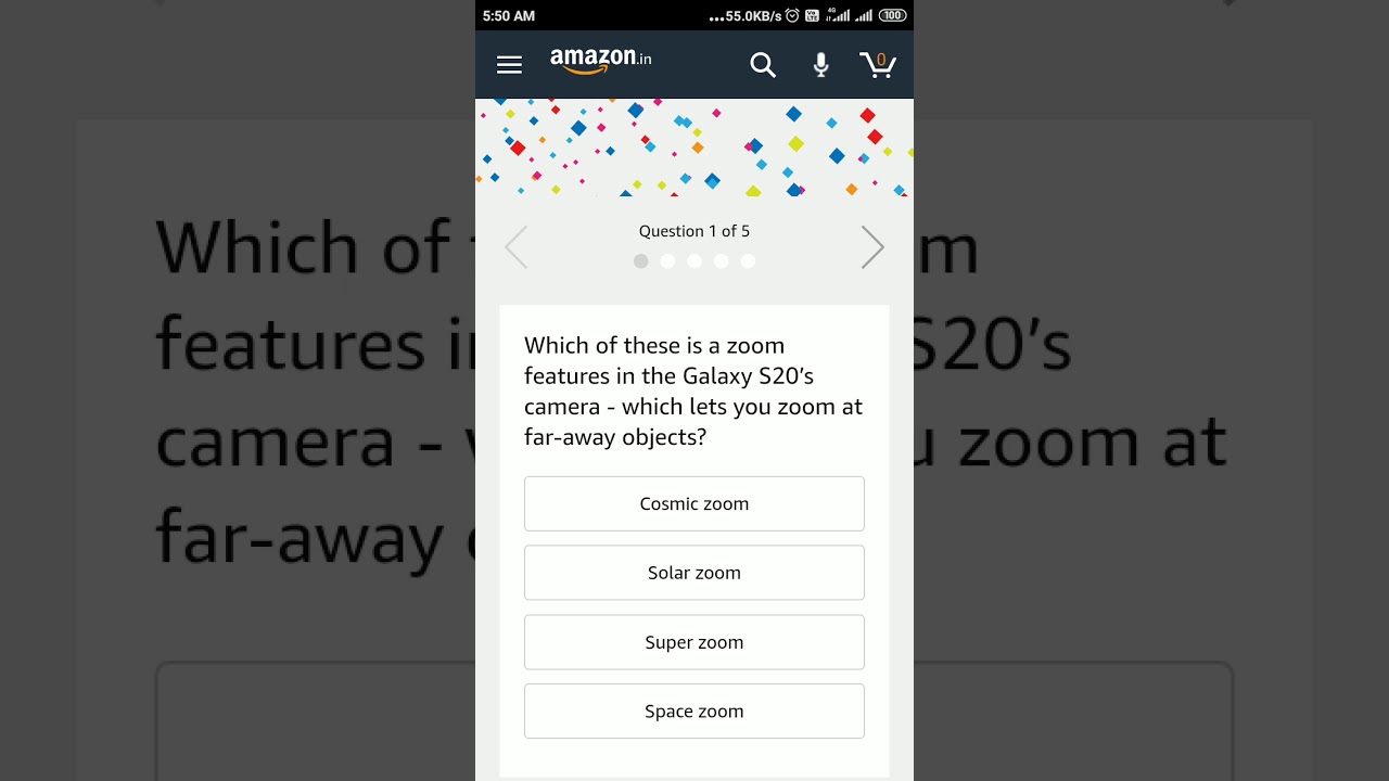 Which of these is a zoom features in the Galaxy S20’s camera - which lets you zoom at far-away objec
