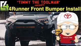 C4 Fabrication Front Bumper Install  5th Gen 4runner (Part 2)