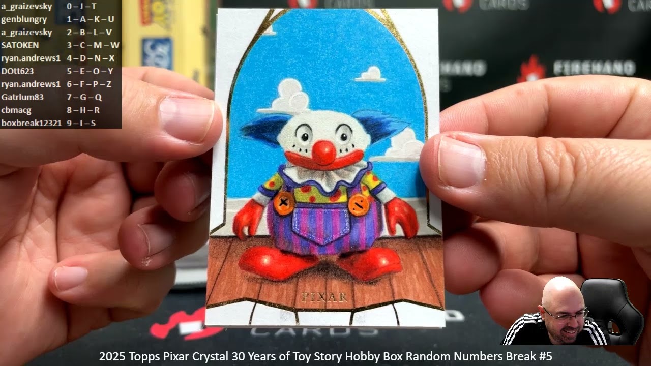 5/6/2026 2025 Topps Pixar Crystal 30 Years of Toy Story Hobby Box