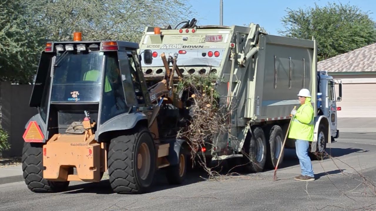 Glendale Bulk Trash Autocar WXLL / Heil PowerTrak Commercial YouTube