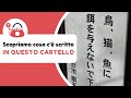Scopriamo cosa c'è scritto in questo cartello Giapponese