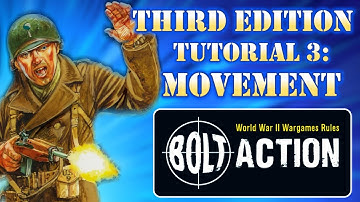 Bolt Action Derde Editie Tutorial 3: Beweging | Cinematisch Tafelblad
